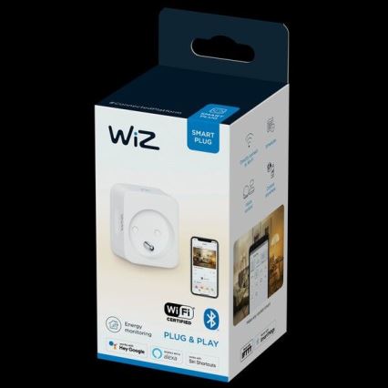 WiZ - Smart socket E 2300W + strømmåler Wi-Fi