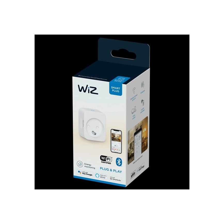 WiZ - Smart socket E 2300W + strømmåler Wi-Fi