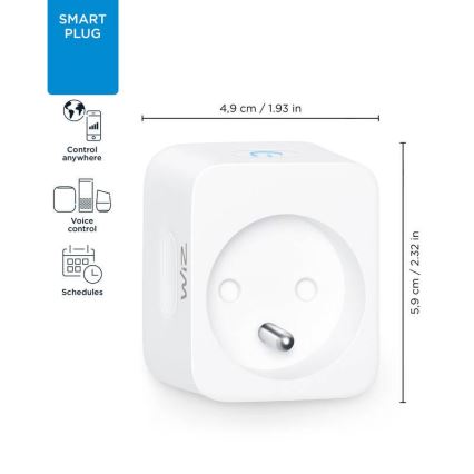 WiZ - Smart socket E 2300W Wi-Fi