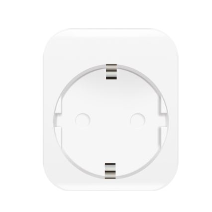 WiZ - Smart-stik F 2300W + powermeter Wi-Fi SCHUKO