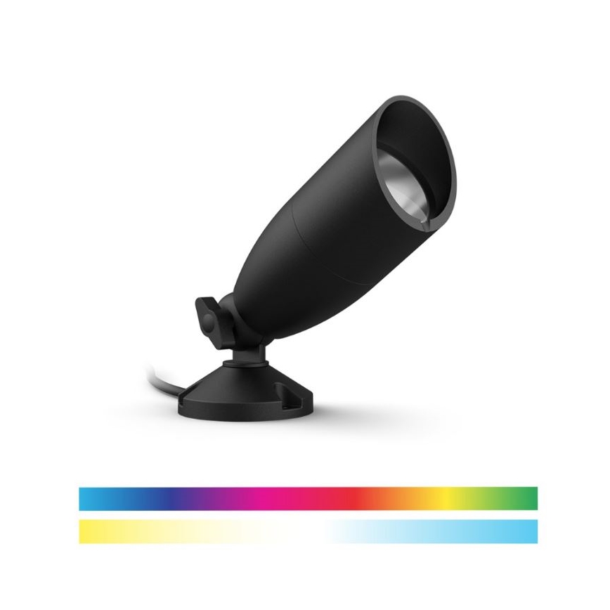 WiZ -SÆT 2x LED RGBW Udendørslampe dæmpbar SPOT LED/10W/230V 2700-5000K IP65 Wi-Fi
