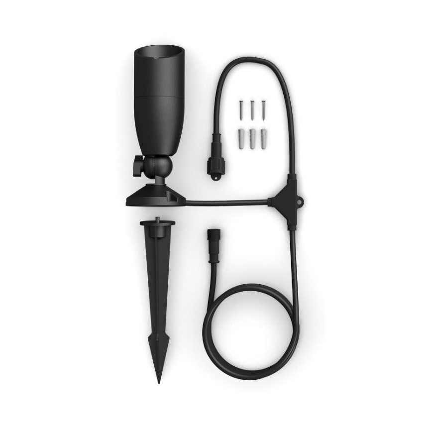 WiZ - Udendørs LED spotlight m. RGBW-farver dæmpbar SPOT LED/4W/12V 2700K-5000K IP65 Wi-Fi