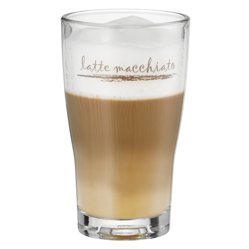 WMF - Glas- og skesæt til latte macchiato CLEVER & MORE 6 stk.