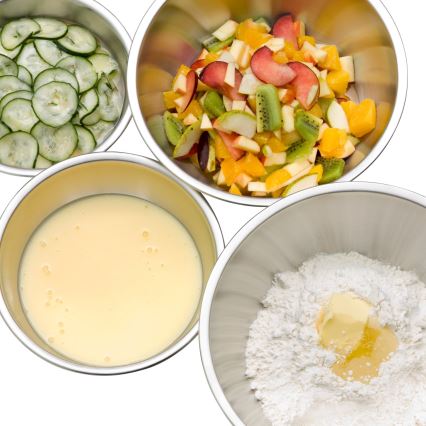 WMF - Sæt med 4 køkkenboller GOURMET i rustfrit stål