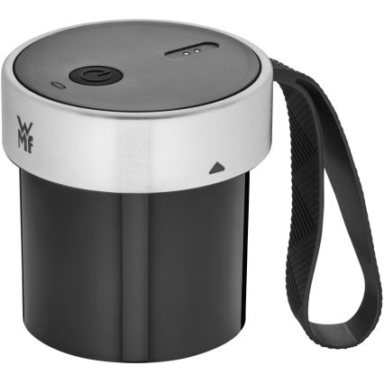 WMF - KITCHENminis rejse-smoothieblender, 50 W / 7,4 V, 1200 mAh, rustfrit stål