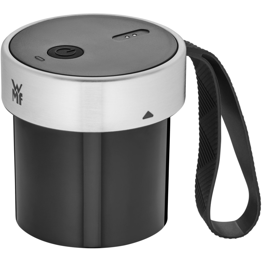 WMF - KITCHENminis rejse-smoothieblender, 50 W / 7,4 V, 1200 mAh, rustfrit stål
