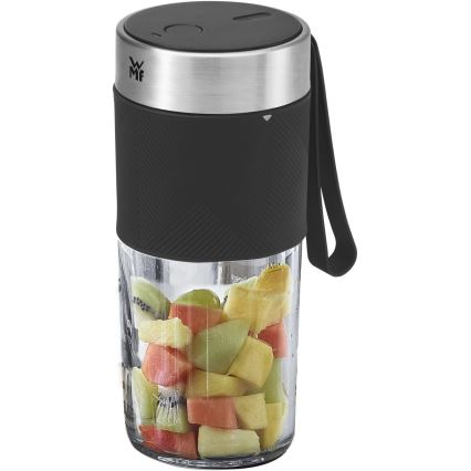 WMF - KITCHENminis rejse-smoothieblender, 50 W / 7,4 V, 1200 mAh, rustfrit stål
