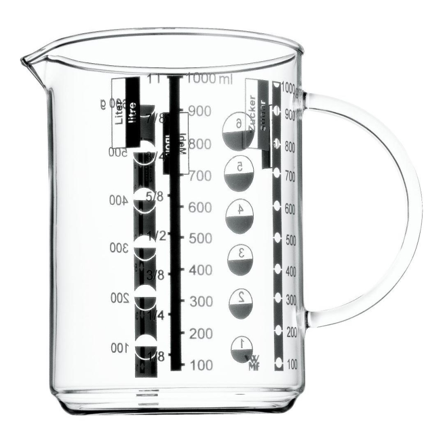 WMF - Målekop glas GOURMET 1 l