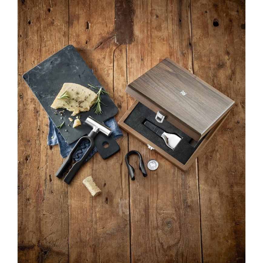 WMF - Sommelier-sæt, 3 stk., valnød