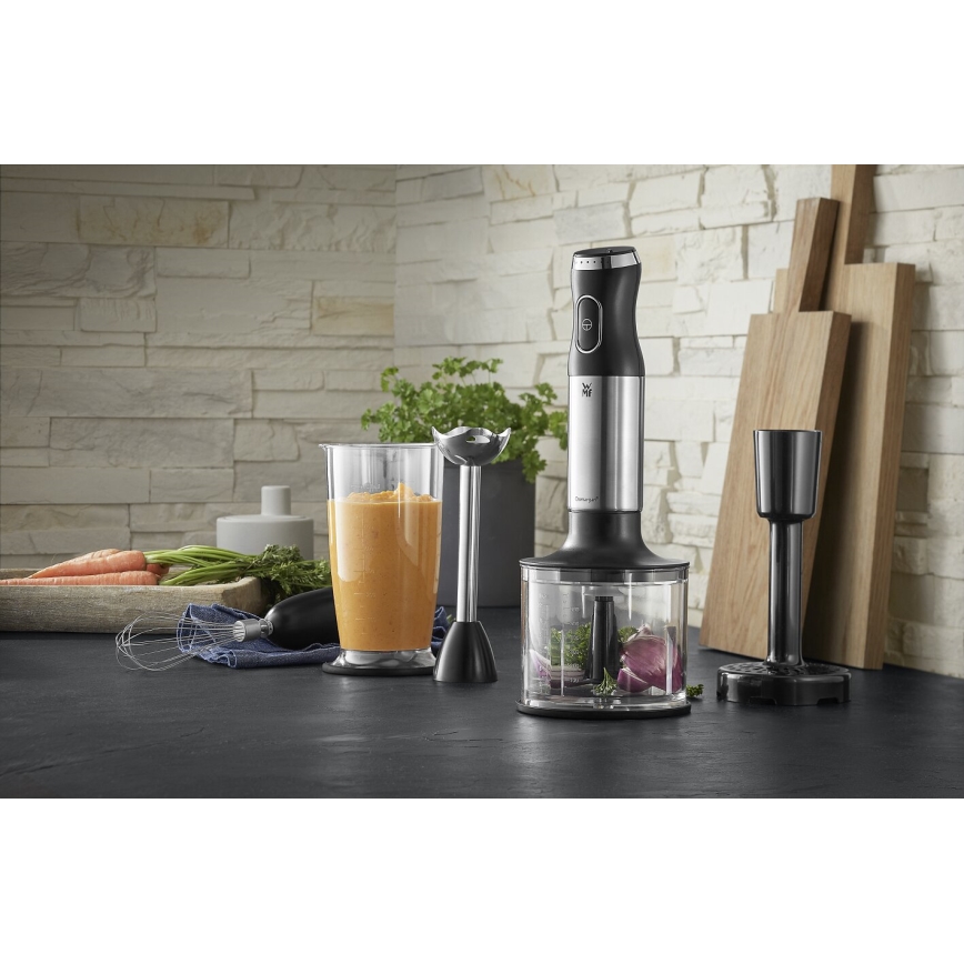 WMF - Stavblender med tilbehør 04.01.2001 KULT X 600W/230V rustfri