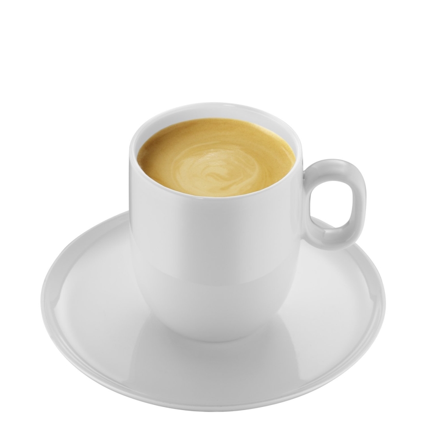 WMF - SÆT 2x Café crème-kop med underkop BARISTA 170 ml hvid