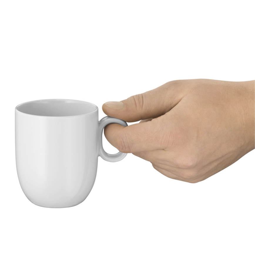 WMF - SÆT 2x Café crème-kop med underkop BARISTA 170 ml hvid