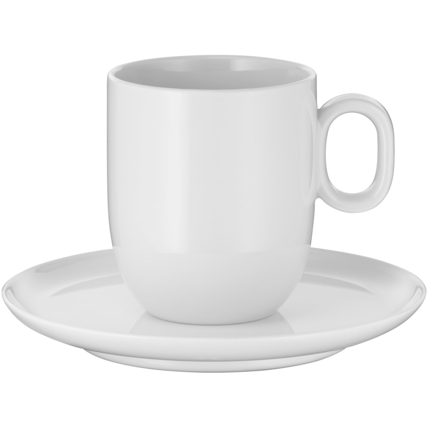WMF - SÆT 2x Café crème-kop med underkop BARISTA 170 ml hvid