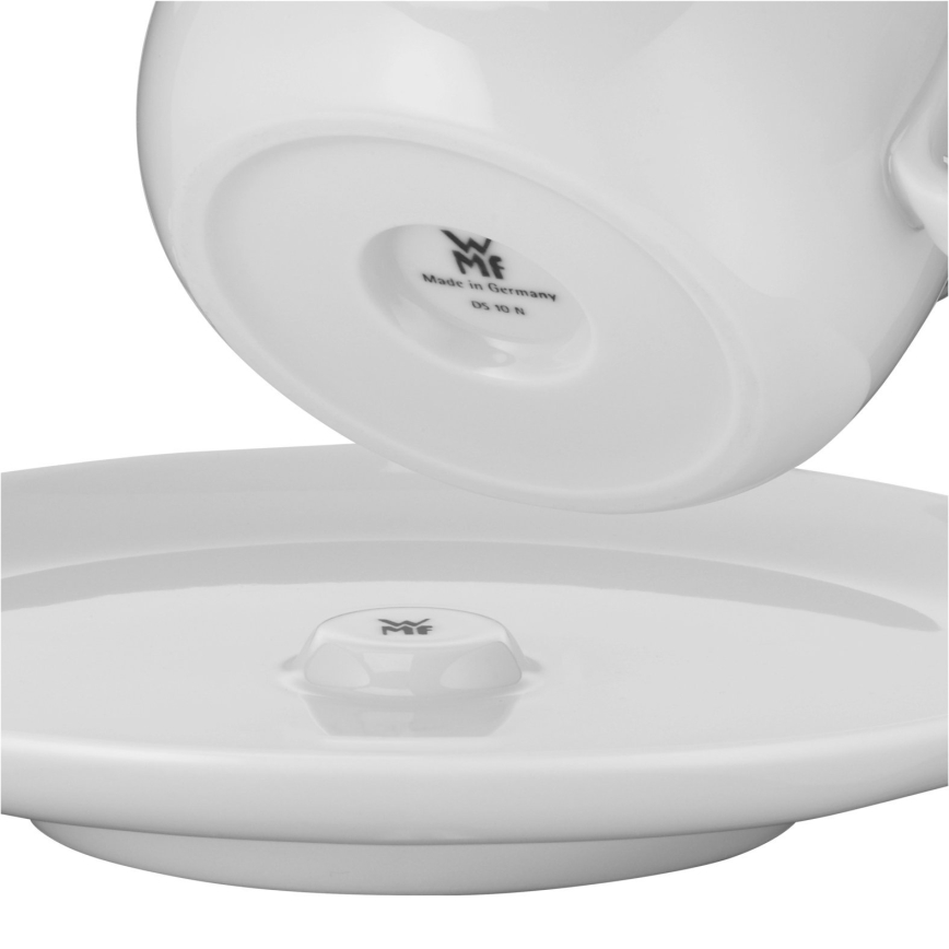 WMF - SÆT 2x Cappuccinokop med underkop BARISTA 160 ml hvid