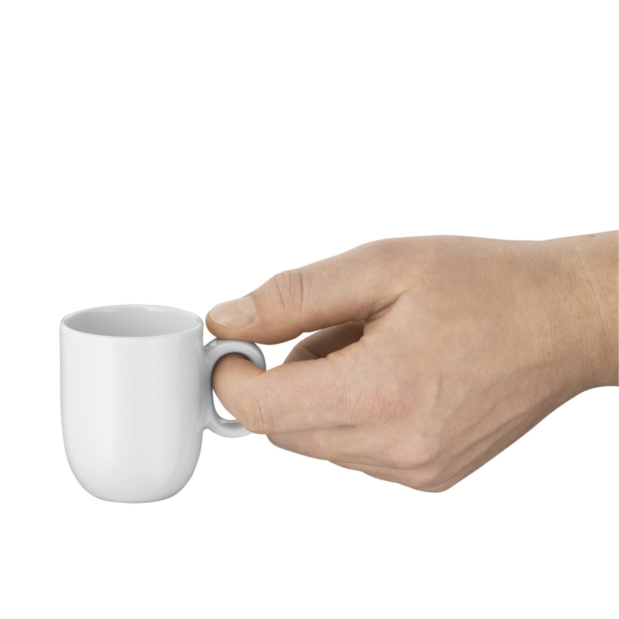 WMF - SÆT 2x Espressokop med underkop BARISTA hvid