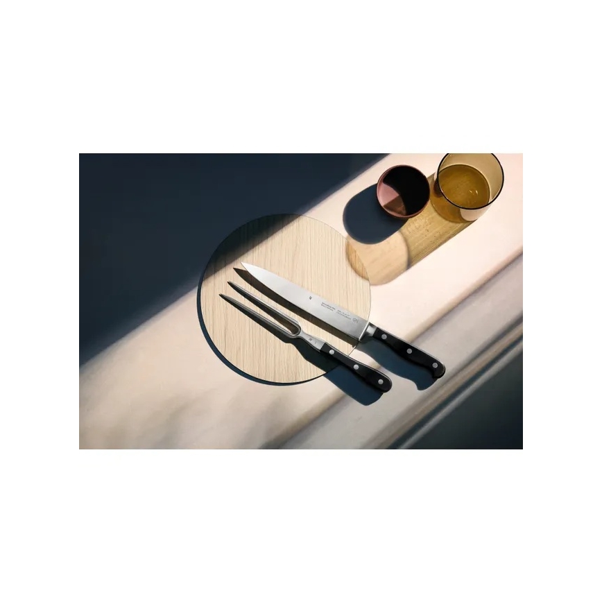 WMF - Sæt med kniv og gaffel til kød SPITZENKLASSE PLUS, 2 stk