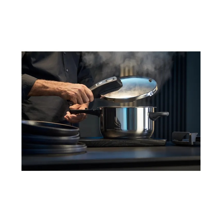 WMF - Trykkogersæt 8,5 l + 4,5 l PERFECT rustfrit stål