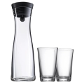 WMF - Vandkaraffel BASIC 1 l + 2 glas