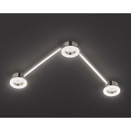 Wofi 10184 - LED spotlampe dæmpbar LIMA 3xLED/7W/230V 3000K