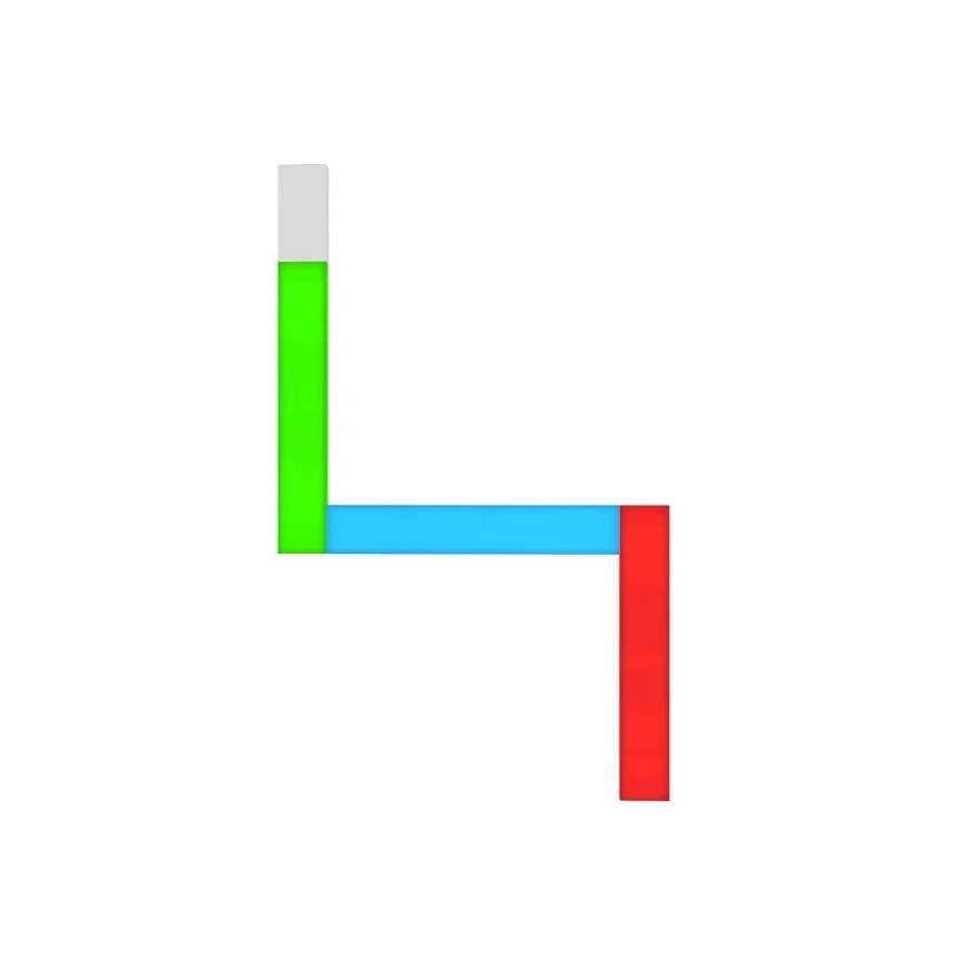 Wofi 11277 - SÆT med 3 stk. LED RGBW dæmpbare loftslamper FOURLIGHTS LED/30W/230V + fjernbetjening