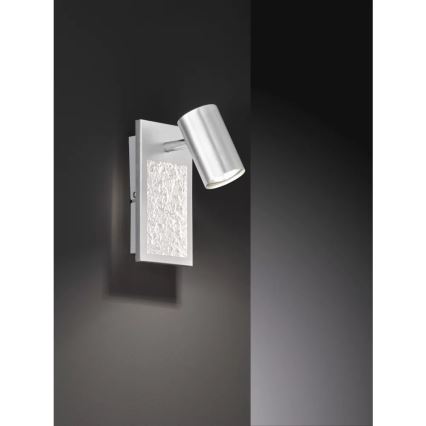 Wofi 11589 - LED Væglampe med spot BALI 1xGU10/5W/230V + LED/6W/230V