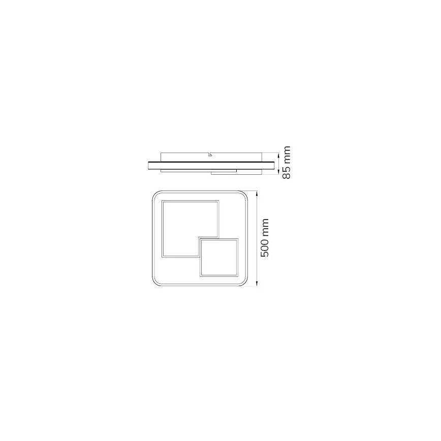 Wofi 11610 - LED loftlampe dæmpbar FELA LED/40,5W/230V 3000K