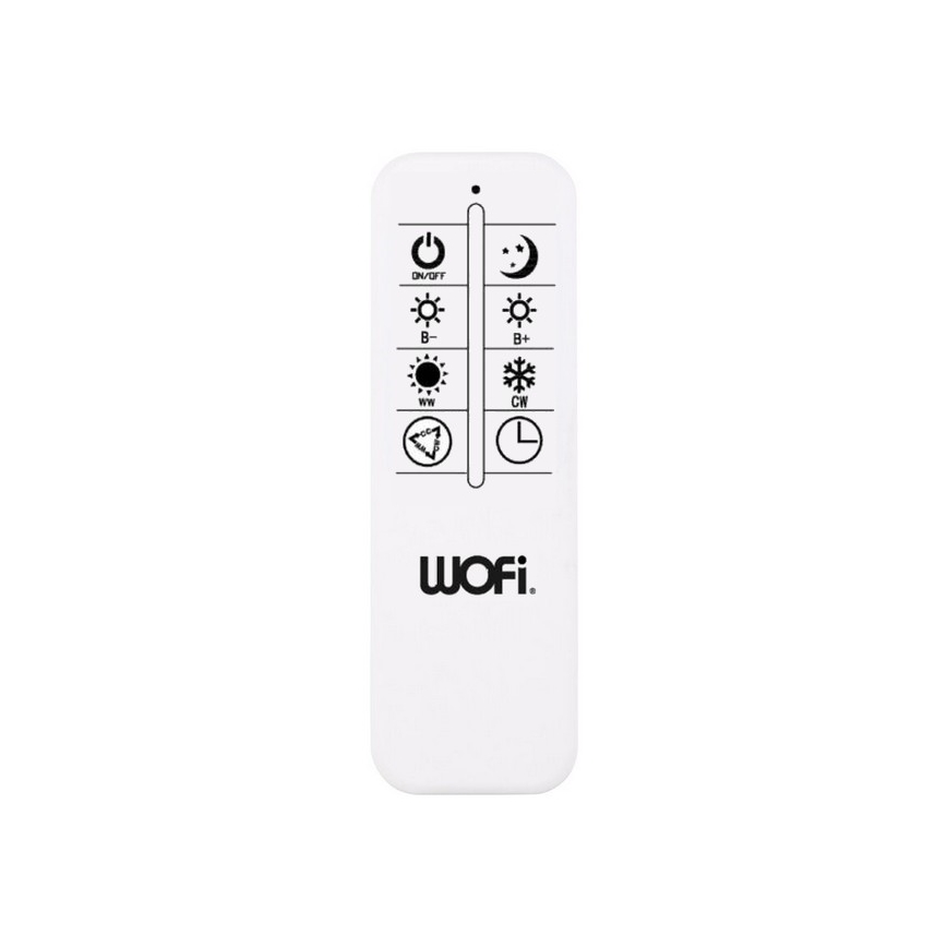 Wofi 11621 - LED loftlampe dæmpbar AKON LED/38W/230V 2700-5500K + fjernbetjening