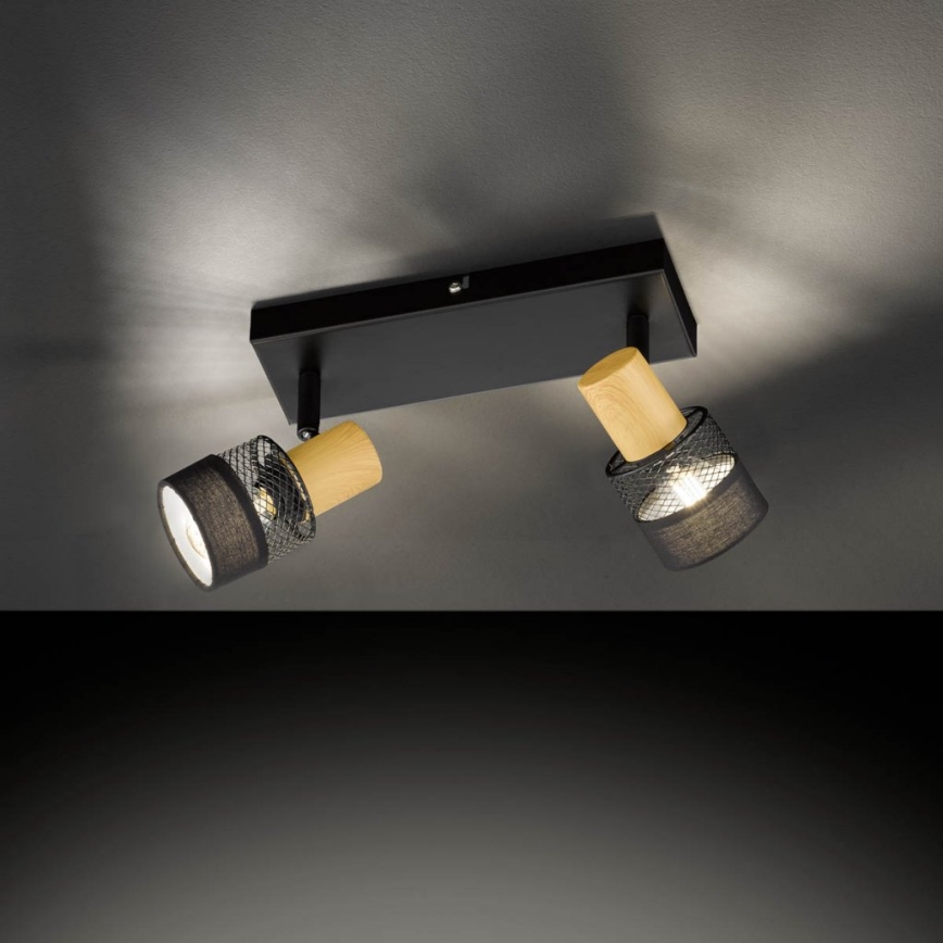Wofi 11650 - Spotlampe DORAL 2xE14/28W/230V