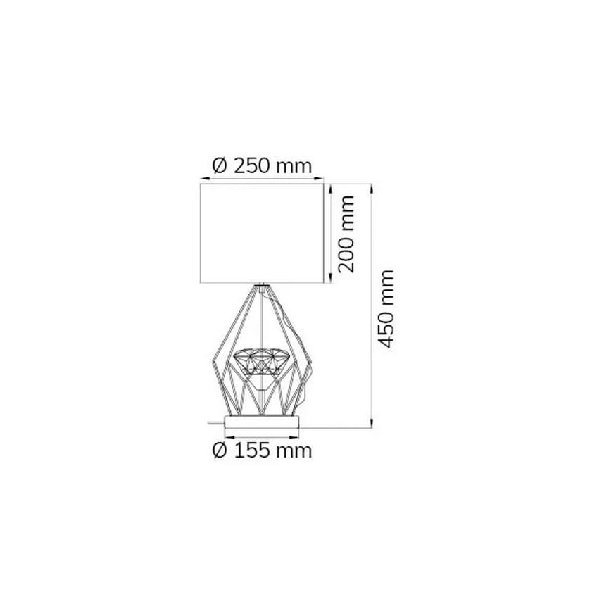 Wofi 11977 - LED bordlampe dæmpbar AMY LED/10W/230V