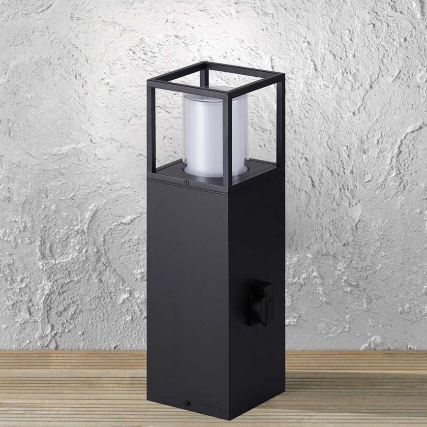 Wofi 12233 - LED udendørslampe med udtag FILIA LED/8,5W/230V IP54 50 cm SCHUKO