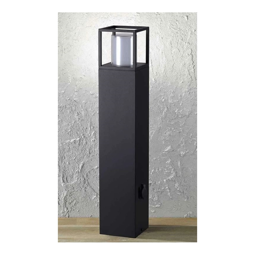 Wofi 12234 - LED udendørslampe med udtag FILIA LED/8,5W/230V IP54 80 cm SCHUKO