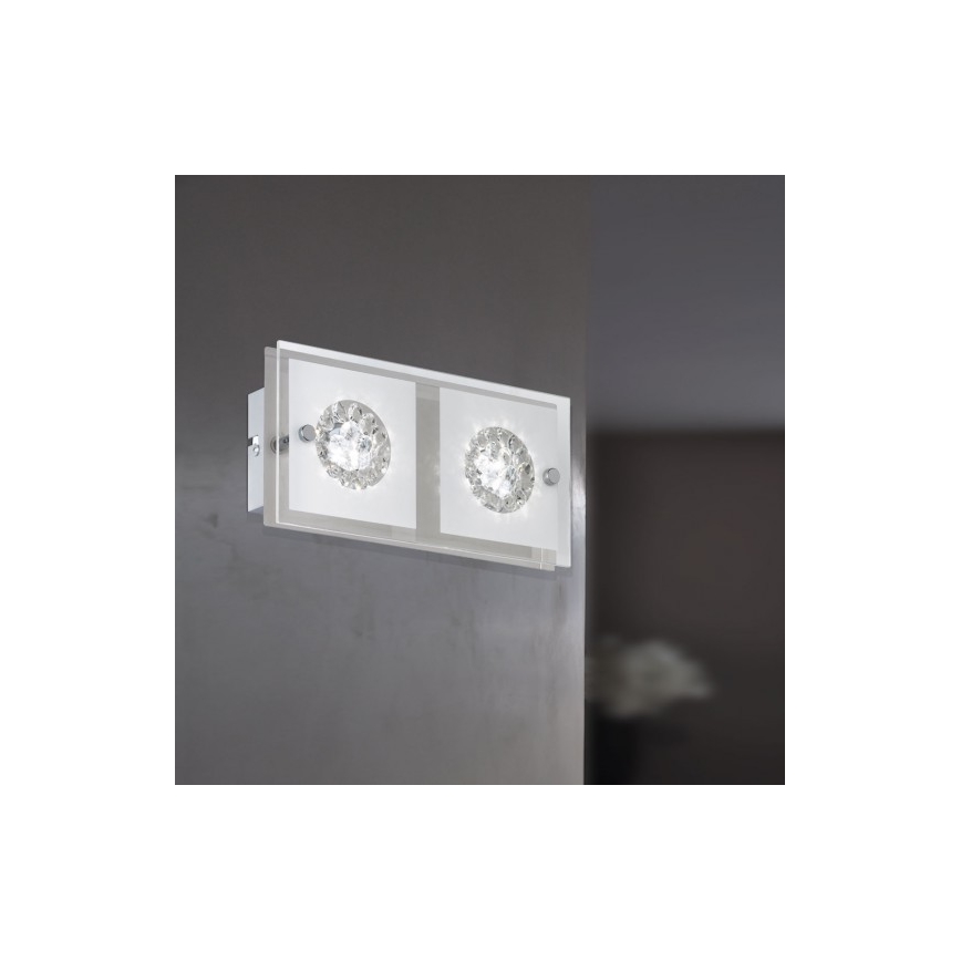 Wofi 4272.02.01.0000 - LED væglampe REIMS 2xLED/4W/230V