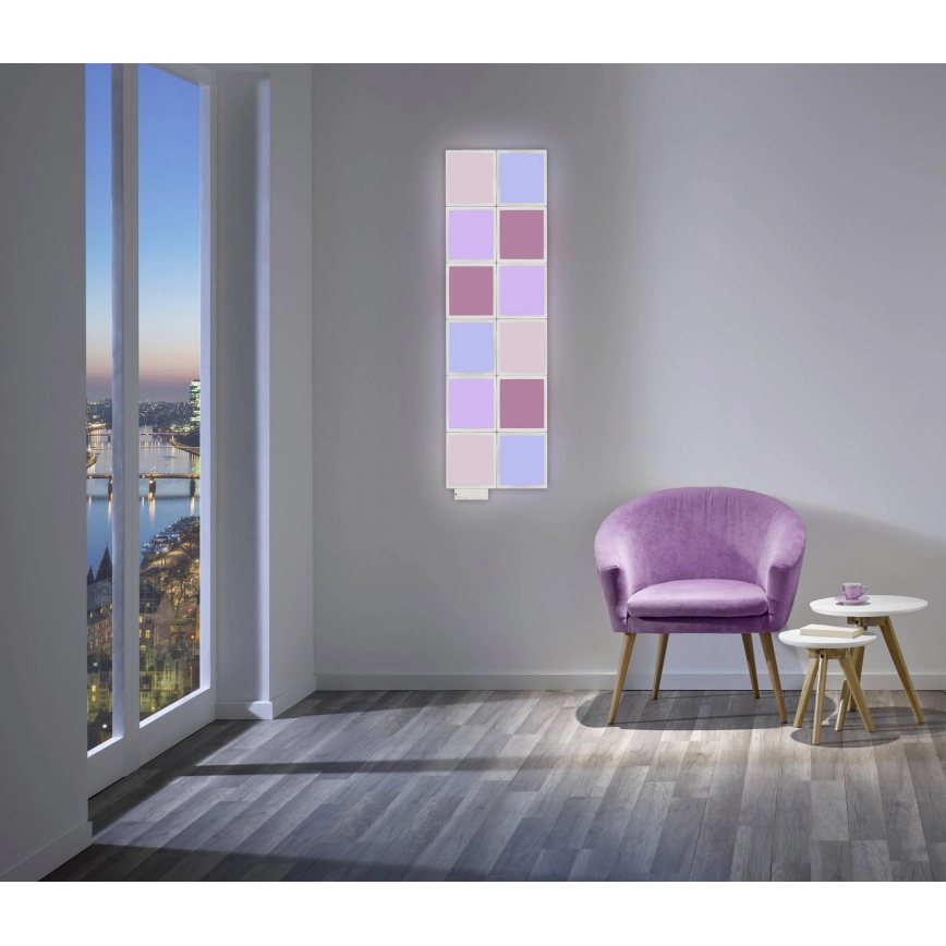 Wofi 4506.04.06.9000 - 4x LED væglampe dæmpbar RGB-farver LED/2W/230V + fjernbetjening