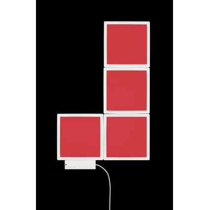 Wofi 4506.04.06.9000 - 4x LED væglampe dæmpbar RGB-farver LED/2W/230V + fjernbetjening