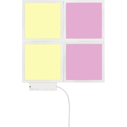 Wofi 4506.04.06.9000 - 4x LED væglampe dæmpbar RGB-farver LED/2W/230V + fjernbetjening