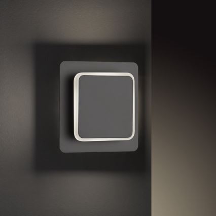 Wofi 4785.01.10.9000 - LED væglampe SUTTER LED/4,5W/230V 3000K sort