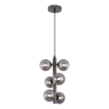 Wofi 6014-605W - LED pendel VILLA 6xG9/3W/230V sort