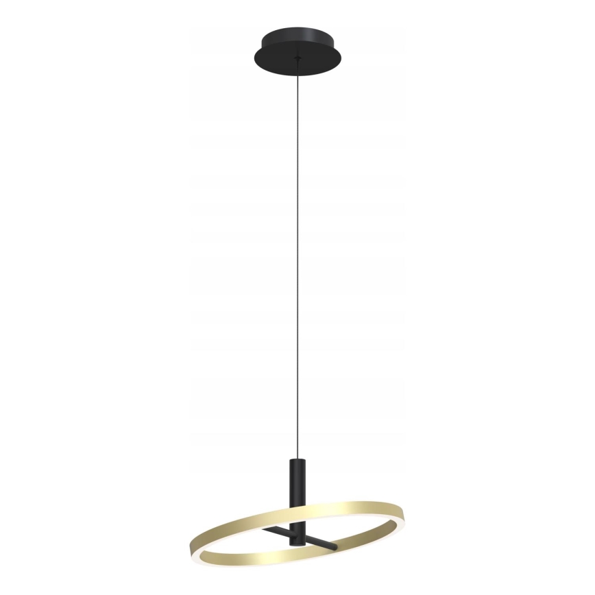 Wofi 6016-104L - LED-dæmpbar pendel med wire BREST LED/19W/230V Ø 42 cm sort/guld