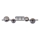 Wofi 7014-405W - LED loftlampe VILLA 4xG9/3W/230V sort