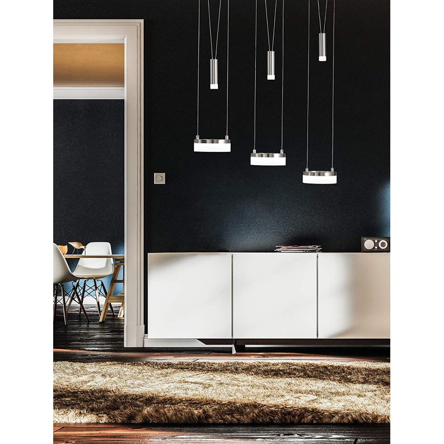 Wofi 7263.06.54.6000 - LED pendel dæmpbar JETTE 3xLED/7,5W/230V + 3xLED/1W