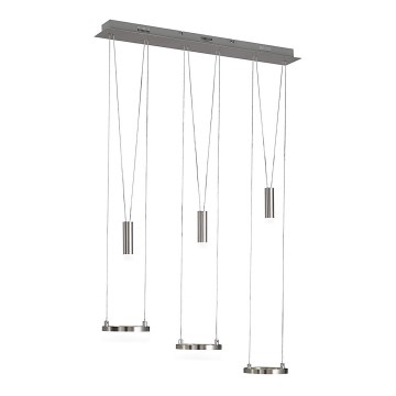 Wofi 7263.06.54.6000 - LED pendel dæmpbar JETTE 3xLED/7,5W/230V + 3xLED/1W