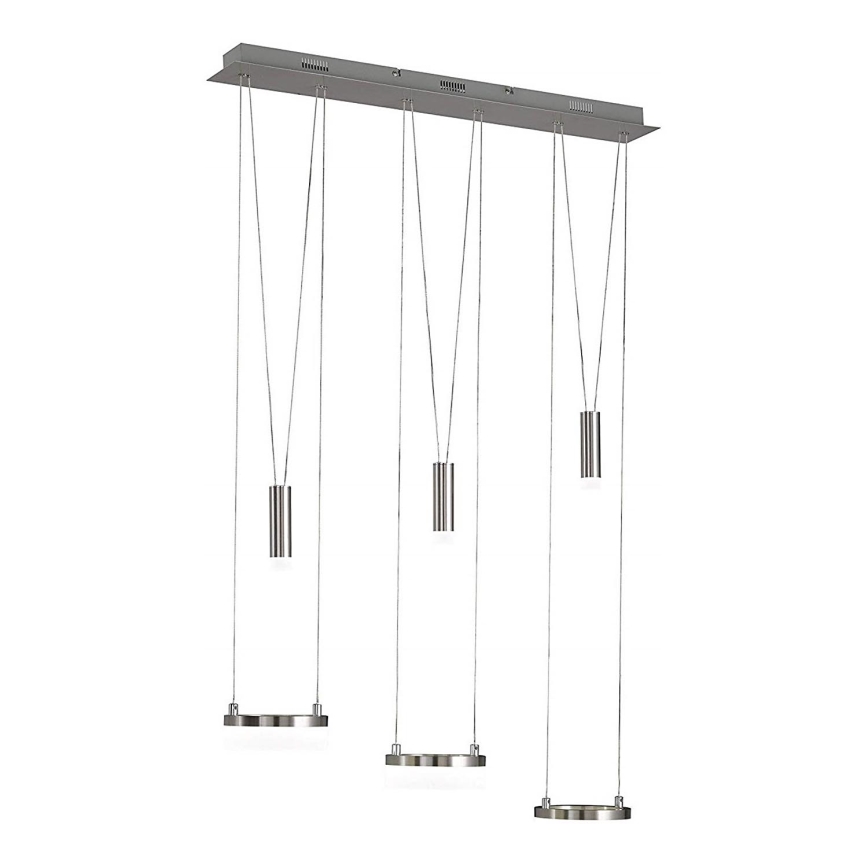 Wofi 7263.06.54.6000 - LED pendel dæmpbar JETTE 3xLED/7,5W/230V + 3xLED/1W