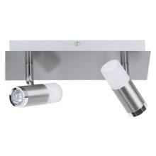 Wofi 735304016044 - LED spotlampe til badeværelse HUELVA 2xLED/3W/230V IP44