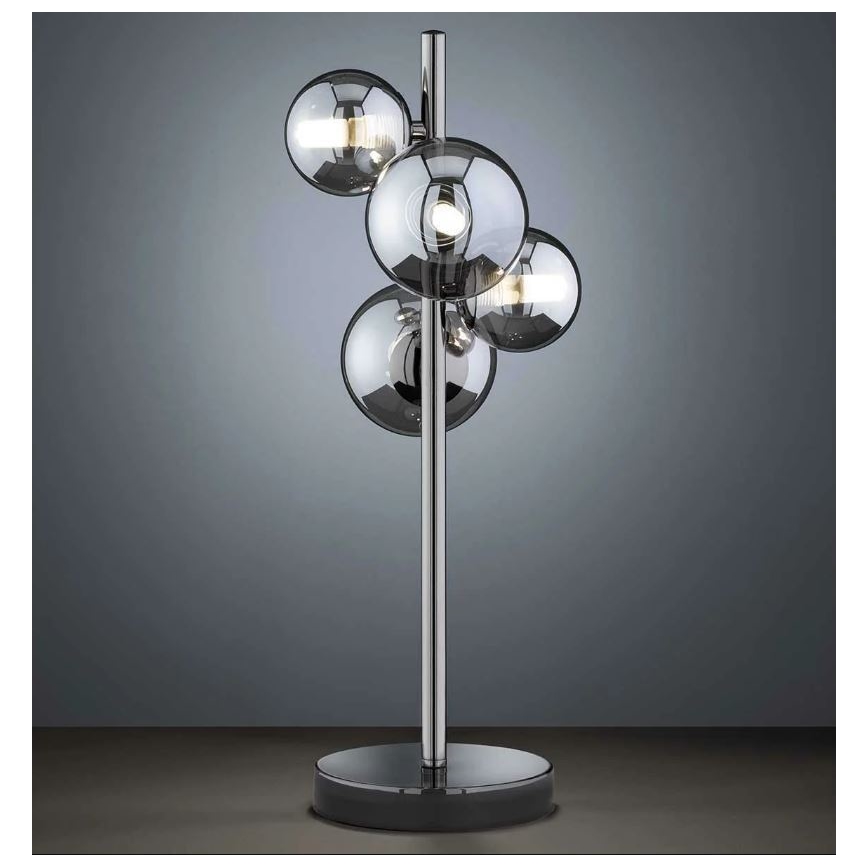 Wofi 8014.04.24.9000 - LED bordlampe VILLA 4xG9/3W/230V sort