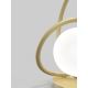 Wofi 8014-201 - LED bordlampe NANCY 2xG9/3,5W/230V guldfarvet/hvid