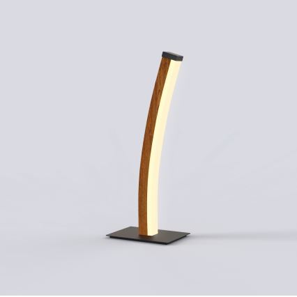 Wofi 8020-106 - LED Touch bordlampe BOLOGNA LED/10W/230V træ