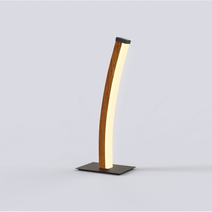 Wofi 8020-106 - LED Touch bordlampe BOLOGNA LED/10W/230V træ