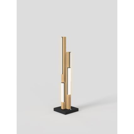 Wofi 8032-406 - LED Touch-dæmpbar lampe CATANIA LED/10,5W/230V gummitræ