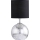 Wofi 8149.02.70.6010 - Bordlampe CARMEN 1xE14/40W/230V sort/sølv