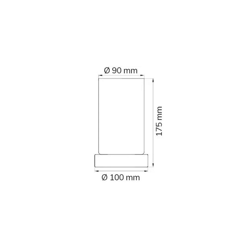 Wofi 830701640170 - Bordlampe m. touch-funktion dæmpbar LOFT 1xE14/40W/230V
